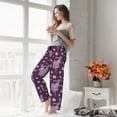 thumbnail image 5 of Salouo Snake And Flower Print Women's Pajama Pants Casual Loose Sweatpants PJs Flowy Pants Drawstring Palazzo for Women Wide Leg Pants Lounge Pajama -XX-Large, 5 of 8
