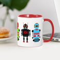 thumbnail image 4 of CafePress - Robots Mugs - 11 oz Ceramic Mug - Novelty Coffee Tea Cup, 4 of 6