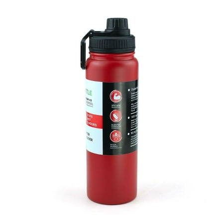 

Stainless Steel Water Bottle Spout Lid Vacuum Insulated Double Wall Water Bottle Wide Mouth Leak Proof Sport Camp Hiking