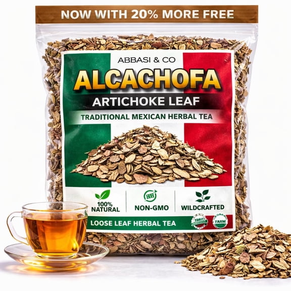 Alcachofa Artichoke Leaf Tea 4oz (113g) – Dried Artichoke Leaves (Cynara Cardunculus) | Herbal Tea Blend | Natural & Pure | Imported from Mexico