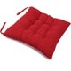 thumbnail image 3 of Xiao Hua 1 cojín suave para asiento de silla de comedor, 15,8 x 15,8 cm, con cremallera y cuerda para colgar, para interior y exterior (rojo)., 3 of 4