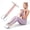 Pink, variant on TripleHBB Fabric Resistance Band with Handles,120lb Pedal Resistance Bands with Handles,Non-Slip Foot Pedal Puller for Strength Muscle Training,Elastic Tension Rope Multi-function for Full Body
