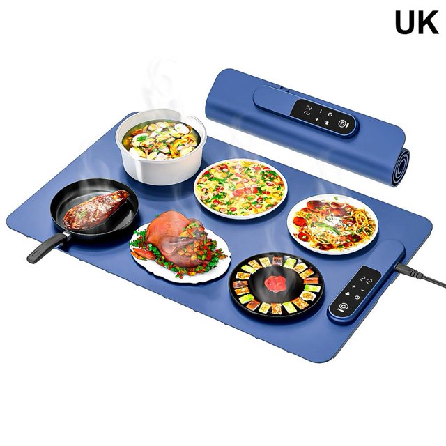 Warming Mat for Food, Flexible Smart Table Warming Board, Roll Up Buffet Hot Plates Heat Pad, Electric Warming Tray for Buffets Party and Home Daily Use