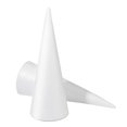 thumbnail image 3 of White Foam Craft Cones for Decoration and DIY Projects Perfect for Christmas and Winter Parties 32 cm, 3 of 3