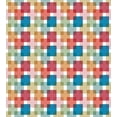 thumbnail image 3 of Geometric Duvet Cover Set, Vector Illustration Seamless Pattern Background for Wall or Floor with Squares, Decorative 2 Piece Bedding Set with 1 Pillow Shams, Twin Size, Multicolor, by Ambesonne, 3 of 3