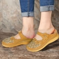 thumbnail image 2 of Womens Floral loafers Shoes Comfortable Slip On Sneakers Dressy Ladies Mary Jane Flat Shoes, 2 of 4