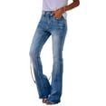 thumbnail image 3 of All Match Women Casual Jeans Female Straight Long Denim Pants, 3 of 5