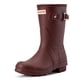 thumbnail image 1 of Botas de Lluvia Cortas Impermeables Originales para Mujer Hunter Morado Talla 8, 1 of 1