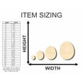 thumbnail image 2 of Unfinished Wood Craft Easter Eggs up to 46"  DIY 24" / 1/8", 2 of 3