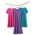 thumbnail image 6 of Woman Within Plus Size Perfect Short-Sleeve Crewneck Tee Dress, 6 of 6