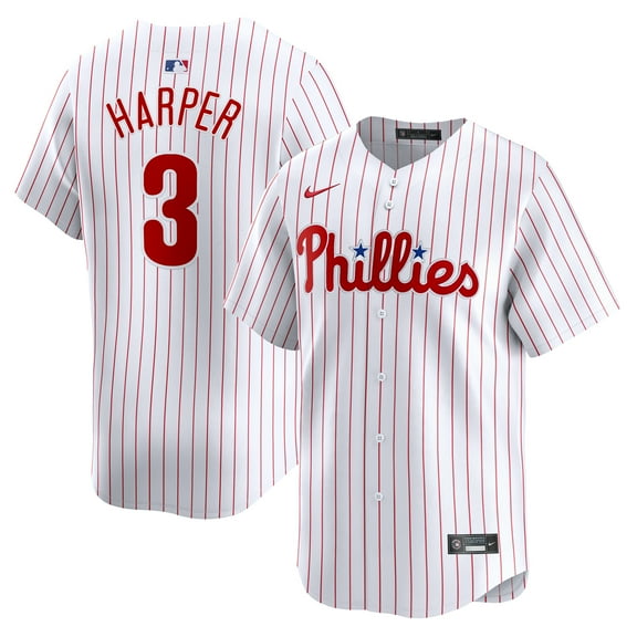Youth Nike Bryce Harper White Philadelphia Phillies Home Limited Player Jersey