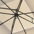 thumbnail image 7 of 10X12 FT Metal Gazebo with Mosquito Net&Sunshade Curtains, Heavy Duty Gazebo with Double Roof Canopy,Outdoor Tent with Steel Frame for Gardens,Patio,Backyard, 7 of 7