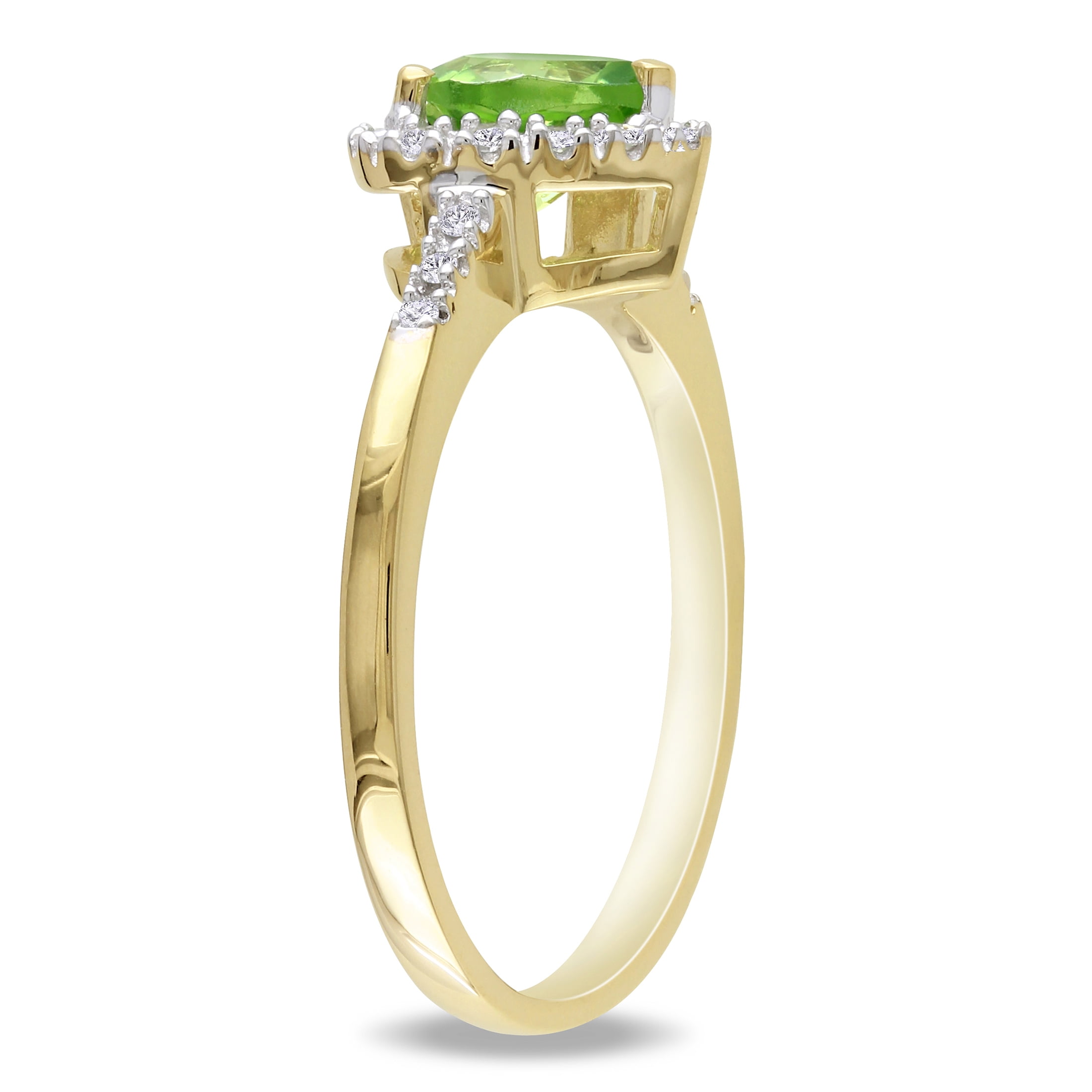 Everly Women's Peridot 10k Yellow Gold Ring