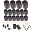 thumbnail image 1 of OUNONA 8pcs Foosball Parts Replacement Compact and Portable Black Bumper Rings For Home Entertainment for Fan Gear, 1 of 8