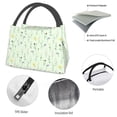 thumbnail image 4 of Vsdgher Wildflower Watercolor 5 Print Insulated Bags, Insulated Cooler Bag Totes for Hot or Cold Food Bring or Delivery, 4 of 6