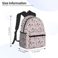 thumbnail image 4 of Fotbe Dachshund Dog Puppy Lightweight Casual Laptop Backpack for Men and Women, Daily use Waterproof backpack, Backpack for College, 4 of 8