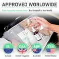 thumbnail image 2 of Ogato 3pcs - Clear TSA Approved Toiletry Bag Our Quart Size Bags are Security Worldwide for Liquids & Cosmetics 100% 3-1-1 Compliant Travel Toiletries, 2 of 4