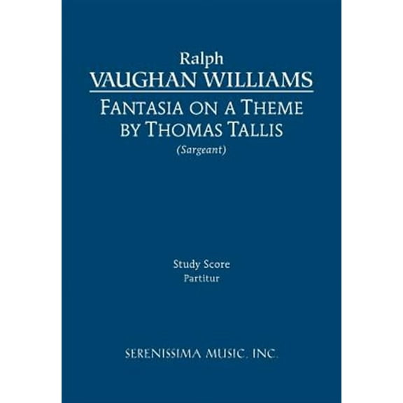 Fantasia on a Theme of Thomas Tallis: Study score (Paperback)