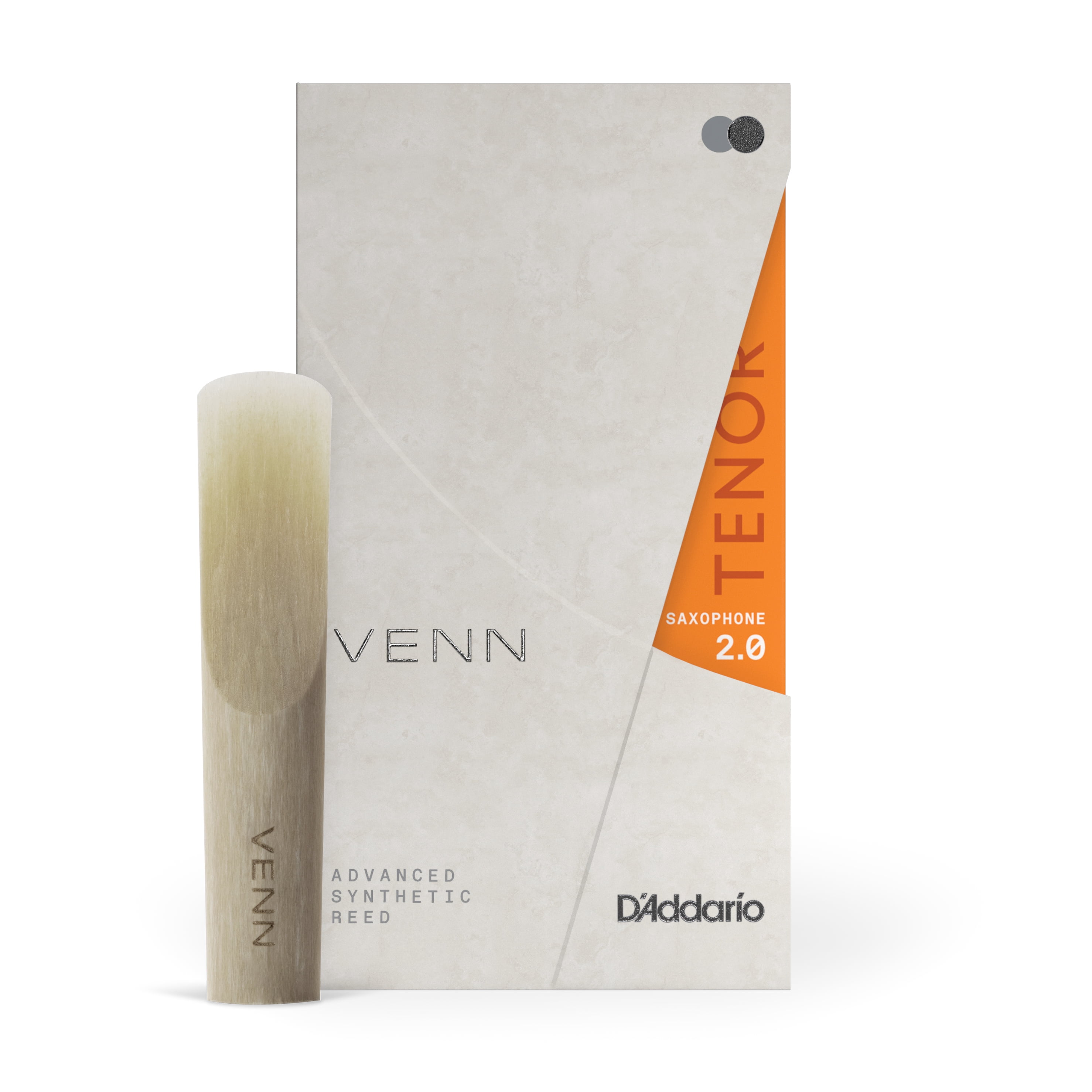 D'Addario VENN Tenor Saxophone Reed, G2, Strength 2.0, 1-Pack