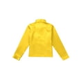 thumbnail image 4 of JanJean Kids Boys Girls Jazz Dance Costume Sequins Long Sleeve Button Down Shirt 70s Disco Party Fance Dress Up Gold 4-5, 4 of 7