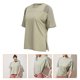 thumbnail image 3 of Mujer Camiseta elástica de secado rápido Transpirable Manga corta Moda Yoga HOMEMAXS MX10815274, 3 of 6