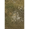 thumbnail image 2 of Addison Rugs Mayfield Washable Transitional Modern Chocolate Rectangle Rug, 3' x 5', 2 of 6