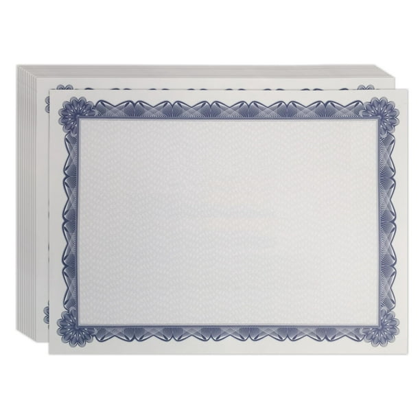 Papel para Certificados Better Office Products 100 Hojas Azul
