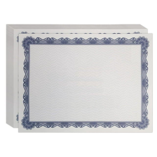 Papel para Certificados Better Office Products 100 Hojas Azul
