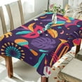 thumbnail image 4 of GZHJMY Mardi Gras Rectangle Tablecloth, Waterproof Stain Wrinkle Resistant Washable Polyester Table Cover for Picnic Dinner Holiday Kitchen Party Decor, 54 x 72 in Home Decor, 4 of 7
