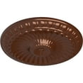 thumbnail image 3 of Ekena Millwork 11 1/4"OD x 1 1/8"P Linus Ceiling Medallion, Hand-Painted Copper Penny, 3 of 6
