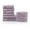 Blue, variant on Honeycomb 100% Combed Cotton Jacquard and Solid Combo 12-Pieces Towel Set, 2 Bath, 4 Hand, 6 Face Sea Fog