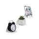 thumbnail image 2 of Acrylic Floating Wall Shelves Set 3 For Security Cameras, Baby Monitors, Speakers,universal Small Wall Shelf,white, 2 of 5