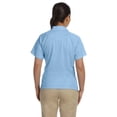 thumbnail image 3 of M374W Harriton 3.8 oz. Polytech Mesh Insert Polo Light Blue S, 3 of 3