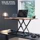 thumbnail image 4 of Elevador de escritorio VIVO ultradelgado de 81 cm, marrón vintage, para monitor, 4 of 9