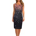 thumbnail image 1 of B91xZ Dresses for Women 2024 Robe d'Invité de Mariage Décontractée Ample Robe Longue Sans Manches Fendue Maxi Robes,RD1 L, 1 of 4