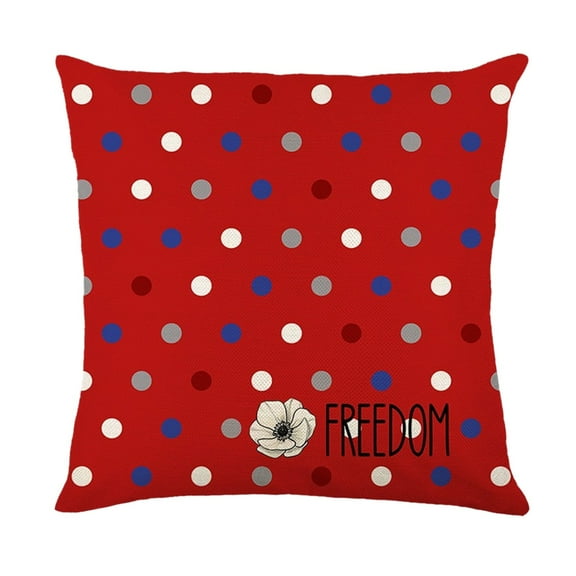 geerera 4th Of July Cushion Covers Star Flag Patriotics Cushion Covers 4th Of July Decor For For Sofa Bedroom Home Decor
