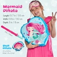 thumbnail image 6 of Mermaid Pinata Themed Birthday Supplies Set - Perfect Piñata Decorations, Treasure Hunt & More!, 6 of 7