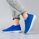 thumbnail image 2 of Rimocy, zapatillas de deporte de plataforma de malla transpirable de talla grande 46 para mujer, zapatillas de correr informales suaves para mujer, calcetín tejido para mujer, zapatos planos Tan Jianjun unisex, 2 of 2