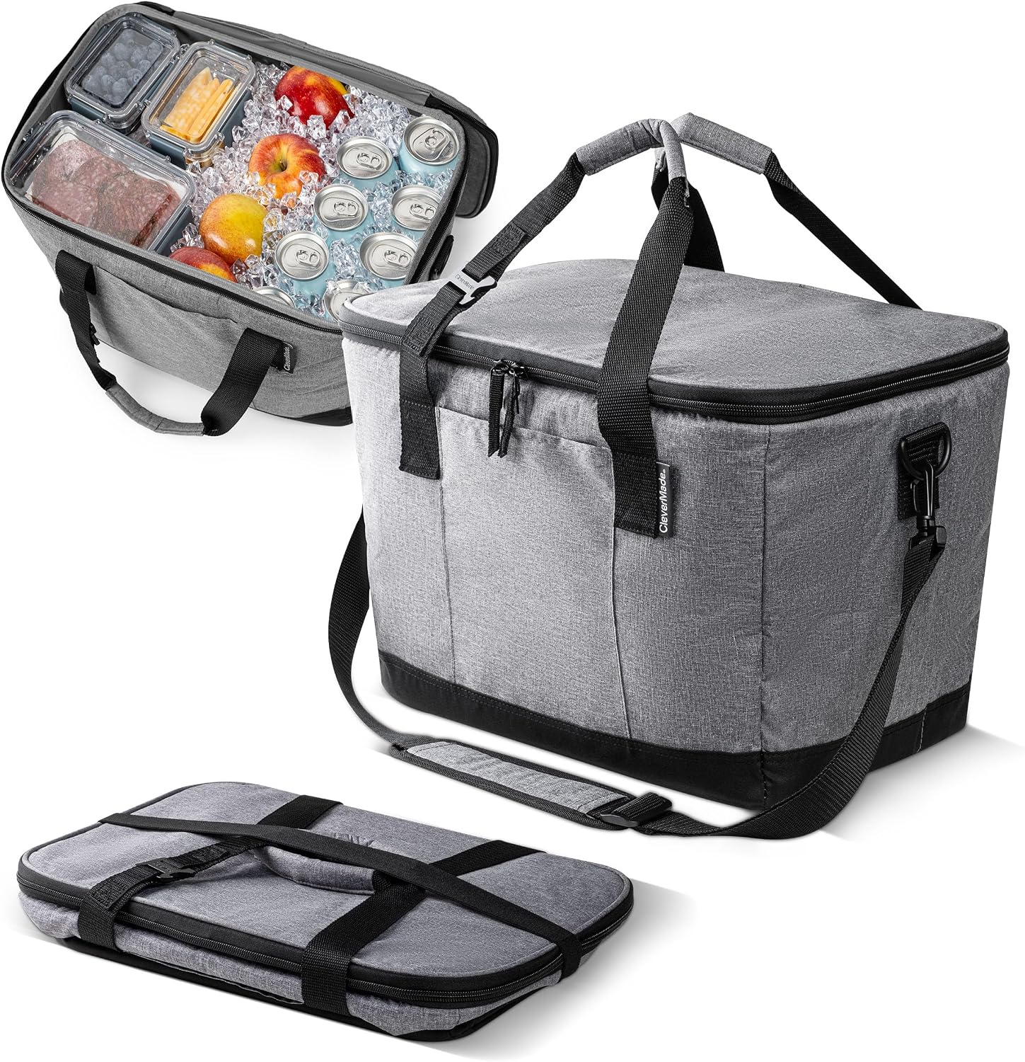 CleverMade Tahoe Large Collapsible Cooler Bag photo 1