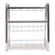 thumbnail image 4 of Estante para especias de acero inoxidable BuyWeek 3 capas organizador de cocina, 4 of 12