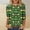 #248-Green, variant on Ounisa Womens 3/4 Sleeve T Shirt Crew Neck St.Patrick's Day Printed Pullover Loose Fit Casual Fashion Popular Tops S-3XL