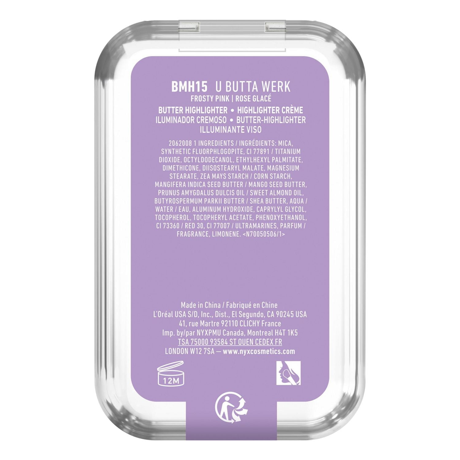 NYX Professional Makeup Buttermelt Highlighter, Powder Highlighter & Bronzer