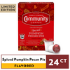 Community Coffee Spiced Pumpkin Pecan Pie Pods for Keurig K-cups 24 Count