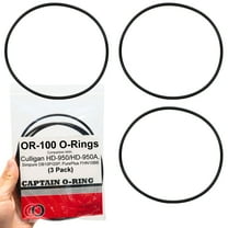 Captain O-Ring - Culligan Compatible OR-100 O-Ring Replacement for Big Blue Filter Housing Buna-N ORing 3 Pack [Also Compatible with Simpure DB10P/DB20P, PurePlus FHN10BB]
