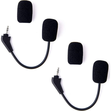 2-Pack Replacement Game Mic Boom for Corsair HS50 HS60 HS70 PS4 Xbox One Nintendo Switch Computer PC Mac