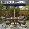 thumbnail image 7 of US Weight Premium Fillable 18" Inch. Bronze Umbrella Base for Patio Table - Heavy Duty Adjustable Umbrella Stand with Stainless Steel Stem for Outdoor Patio Umbrellas, 7 of 7