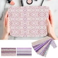 thumbnail image 5 of LINFANG 80Pcs Cotton Quilting Fabric Soft Colorful Printed Sewing Fabric Multipurpose Pre Cut Strips 20 Floral Prints for DIY Handmade Crafting, 5 of 9