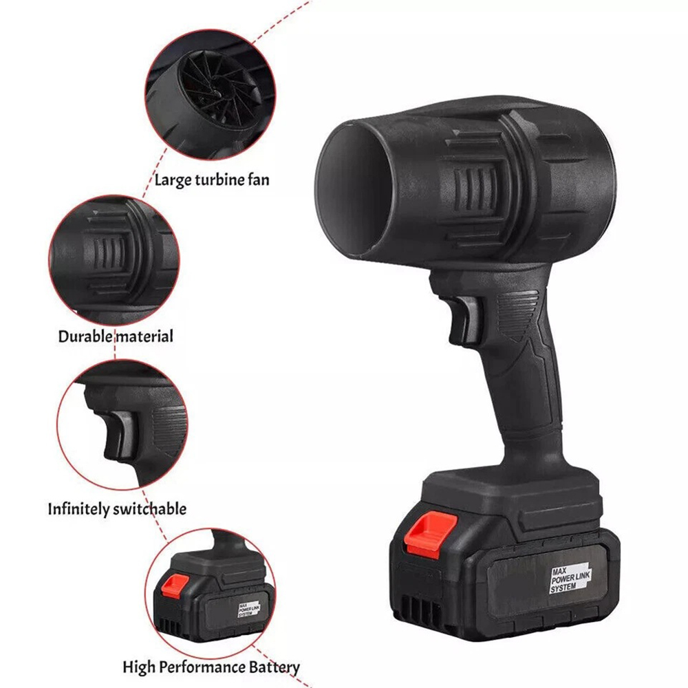 Turbo Blower Fan Cordless Super Power Mini Air Duster For Car Drying Cleaning