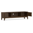 thumbnail image 6 of Simpli Home Harper 72 inch Wide Solid Wood Low TV Stand in Walnut Brown For TVs up to 80 inches, 6 of 12