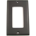 thumbnail image 2 of 784SN Single Rocker Switch Plate Satin Nickel Finish, 2 of 2